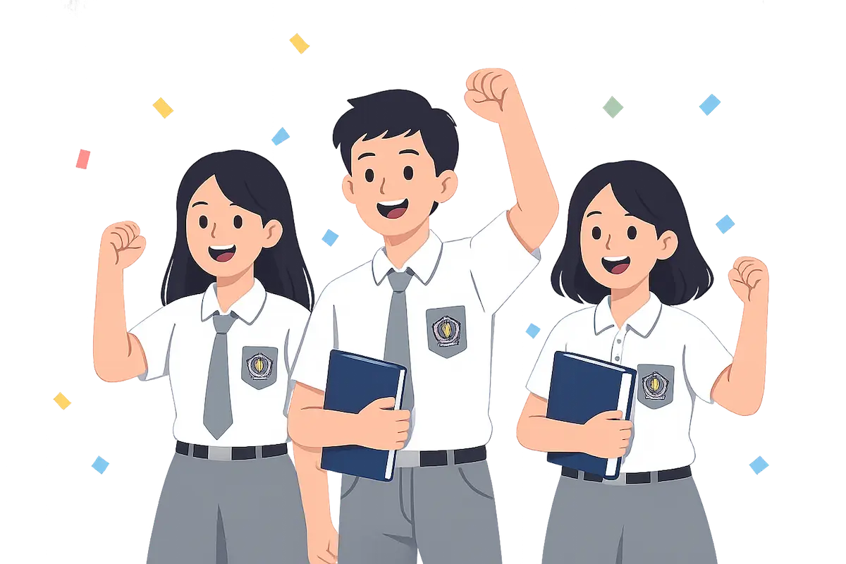 Ilustrasi siswa